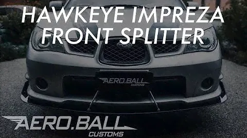 Hawkeye Impreza Custom Front Splitter