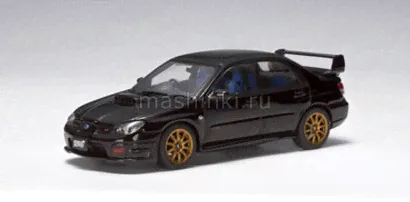 AUTOART 1/43 SUBARU Impreza WRX STI 2006 black-0
