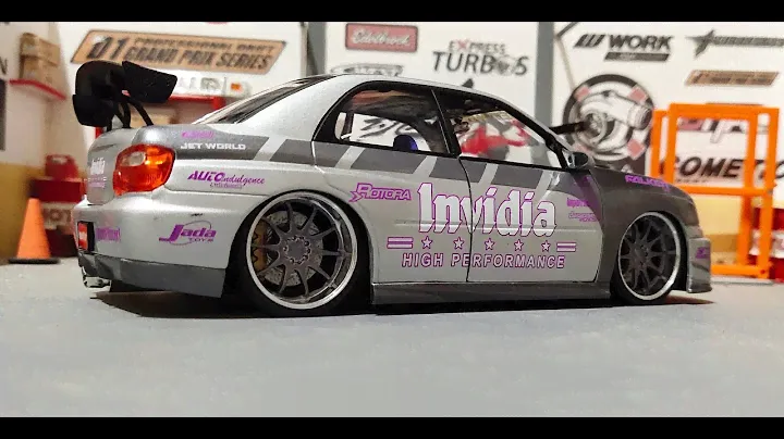 Unboxing Subaru Impreza WRX STI Invidia, Jada Toys Import Racer diecast scale 1/24