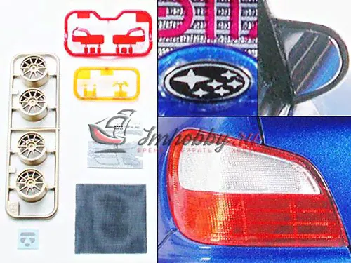 Subaru Impreza WRC 2001 масштаб 1:24 Tamiya 24240-4