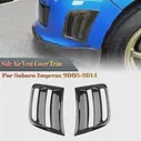 Для 2008-2014 Subaru Impreza WRX ST/WRX 2009-2014 Хэтчбек Черный Передний Бампер Боковое Вентиляционное Отверстие Крышка Крыла Отделка Впускной Рамы