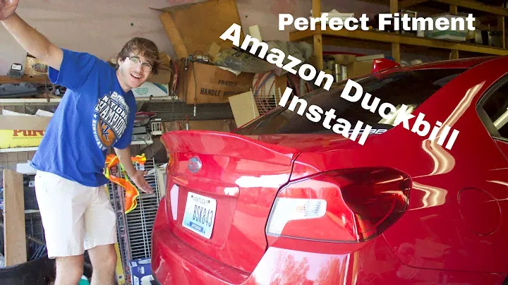 Installing BUDGET Amazon Duckbill Spoiler for 2015+ WRX (HOW TO)