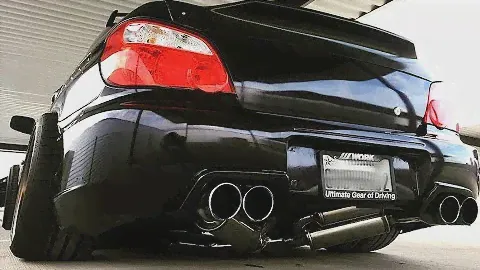 SUBARU IMPREZA WRX STI Big Turbo Sounds!