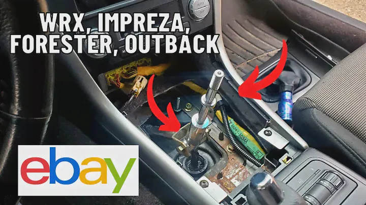 Subaru Legacy GT Ebay Short Shifter Install (WRX, Impreza, Forester, Outback)