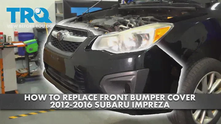 How to Replace Front Bumper Cover 2012-2016 Subaru Impreza