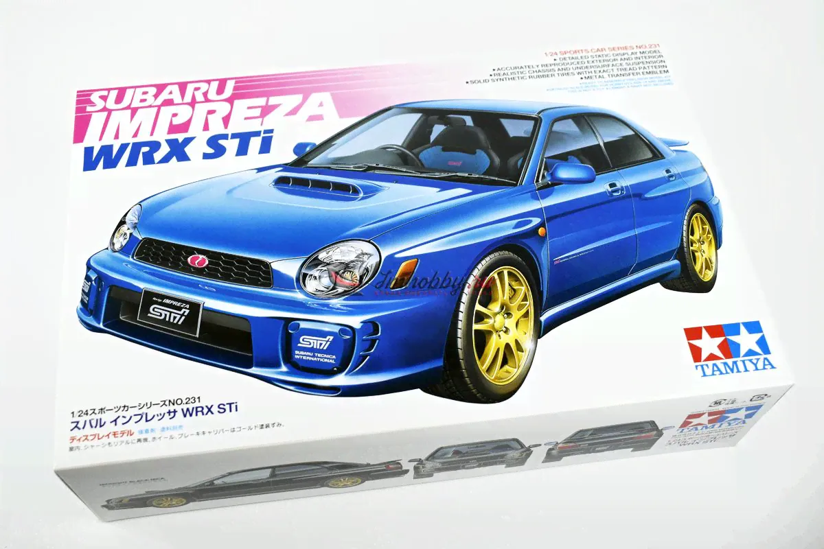 Subaru Impreza WRX STi масштаб 1:24 Tamiya 24231-3