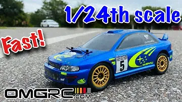 GT24 1/24 SCALE MICRO 4WD BRUSHLESS RTR, SUBARU WRC - OMGRC.com