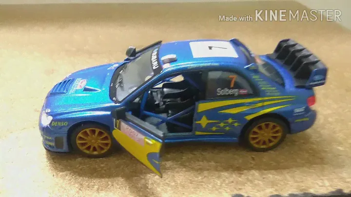 SUBARU IMPREZA WRC 2007 KINSMART