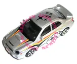 Модель автомобиля Subaru Impreza WRX STI, серебристая, 1:43, серия 'Street Fire', Bburago [18-30000-33]