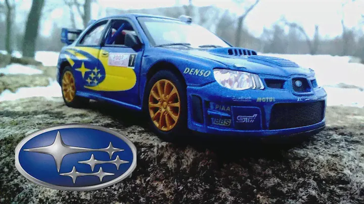 Subaru Impreza WRC 2007 Игрушечная модель спортивного автомобиля | Коллекция автомобилей Kinsmart