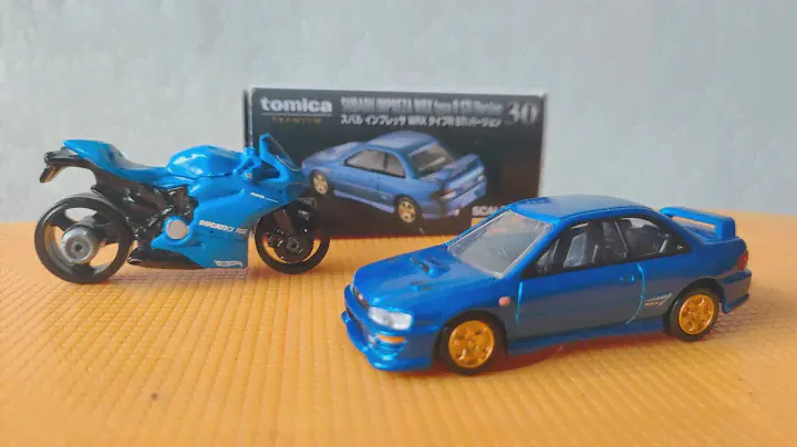 Unboxing Tomica diecast toy - Subaru Impreza WRX Type R STi wrx
