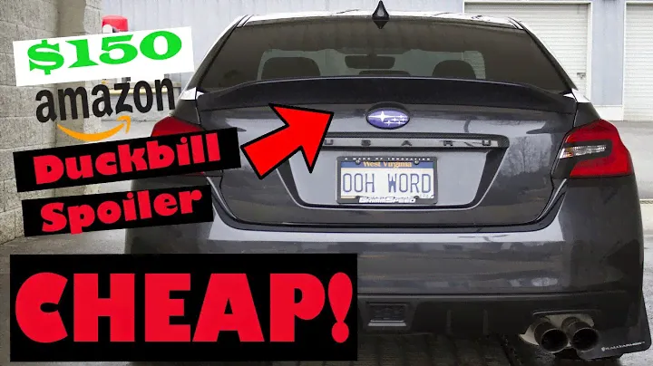 Is this $150 SPOILER WORTH IT?! | 2018 Subaru Wrx