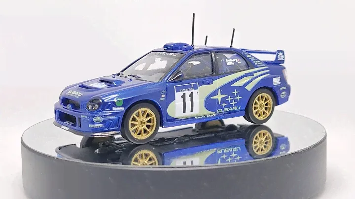 Heller 1:43 Subaru Impreza WRC 2002 Plastic Model Kit - short photo build