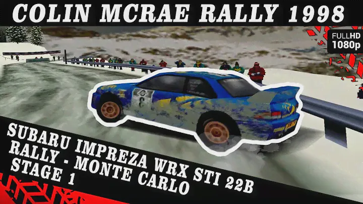 Subaru Impreza WRX STI 22B - Rally MONTE CARLO Stage 1 / Colin Mcrae Rally 1998