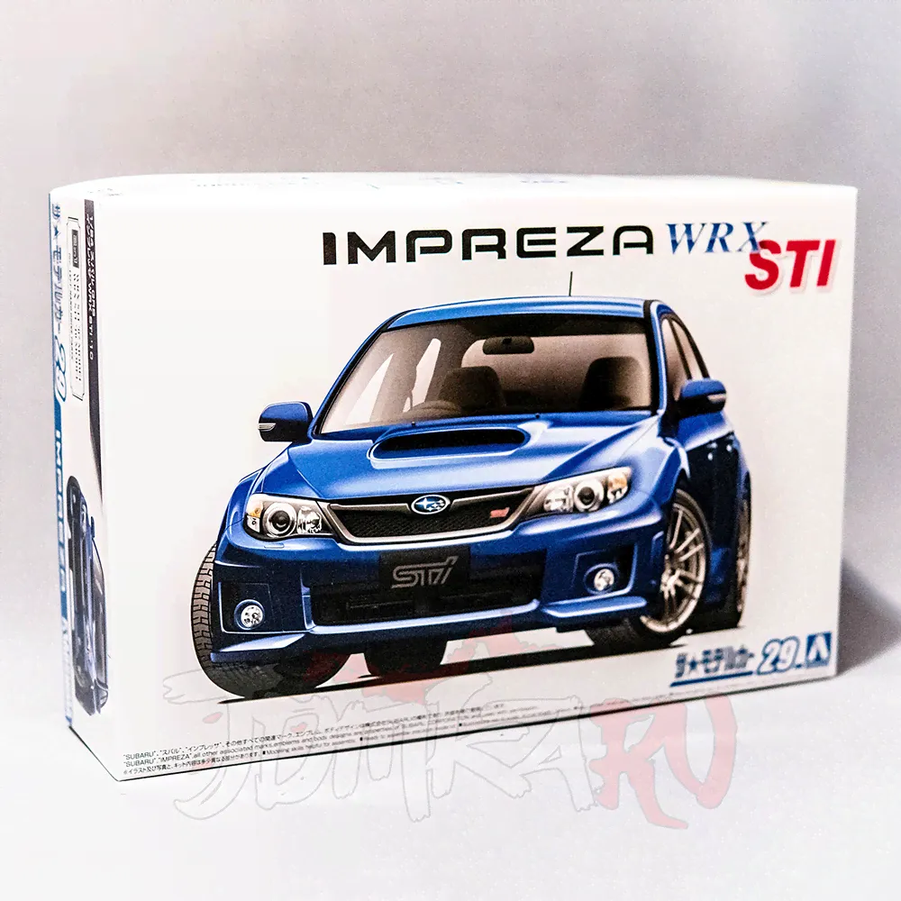 Сборная модель Subaru Impreza WRX STi GRB (Aoshima) 1/24-0