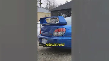 STi Wing is a MUST! Absolute classic. #Hawkeye #WRX #STi #Subaru #FYP