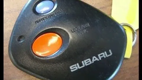 Как настроить пульт Subaru: A269ZUA111 или 88036AE060