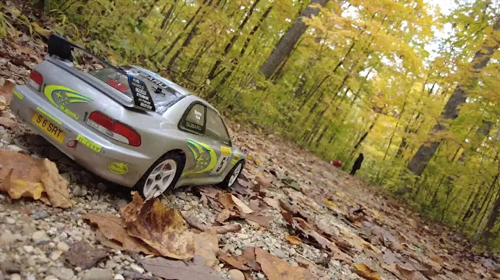 Радиоуправляемый автомобиль | Tamiya TT-02 Subaru Impreza осенью
