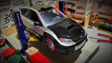 Custom Brian O'Conner Subaru Impreza WRX STI GH 2009,Fast and Furious 4.Jada Toys diecast scale 1/24