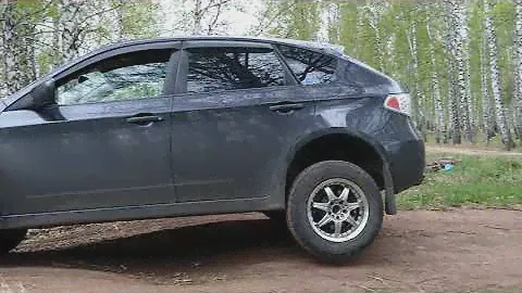 Хода подвески при гражданском лифте Impreza GH