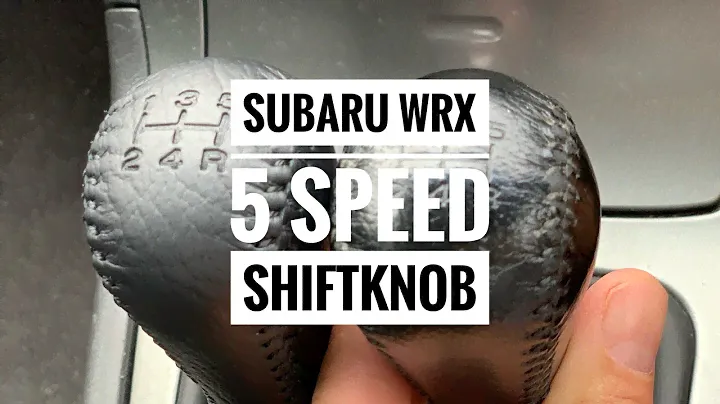 How to Replace a Subaru Impreza 5 Speed Gear Knob - New WRX Shift Knob