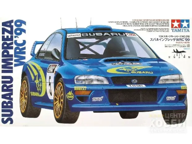 24218 1/24 Сборная модель Автомобиль Subaru Impreza WRC'99-0