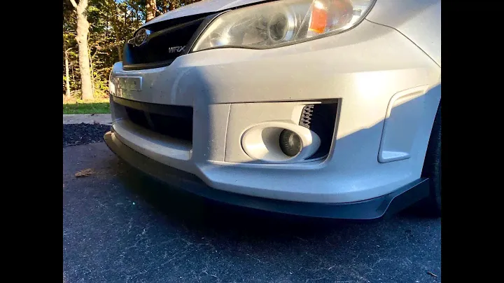 How to install a Front Splitter on a 08-14 WRX