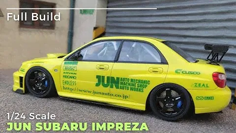 Building a JUN Subaru Impreza, Rally to Track weapon | 1/24 scale Tamiya | Scale Modeling