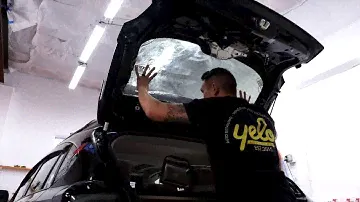 Window tinting a subaru impreza