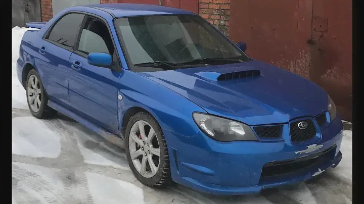 Subaru Impreza GD "Лиса". Снятие переднего бампера.