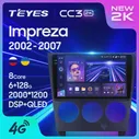 TEYES CC3 2K для Subaru Impreza GD GG 2002-2007 Автомобильный радиоприемник мультимедийный видеоплеер Навигация стерео GPS Android 10 без 2din 2 din dvd