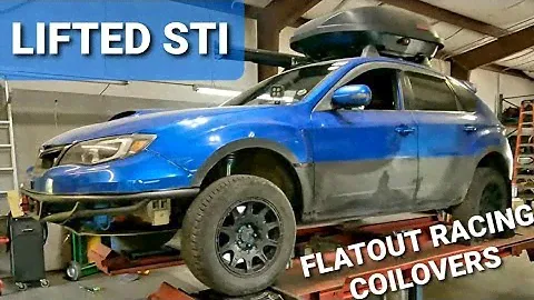 Lifted STI Flatout Suspension GR Lite Coilover Install