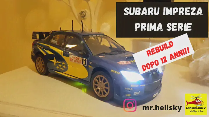 SilverLit RC 1:16 Subaru Impreza 2004 Monte Carlo Rally Prima serie ! Rebuild dopo 12 anni