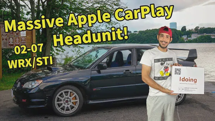 Installing a HUGE Apple CarPlay Head Unit! (02-07 WRX, STI)
