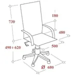 Компьютерное кресло EasyChair IMPREZA игровое-0