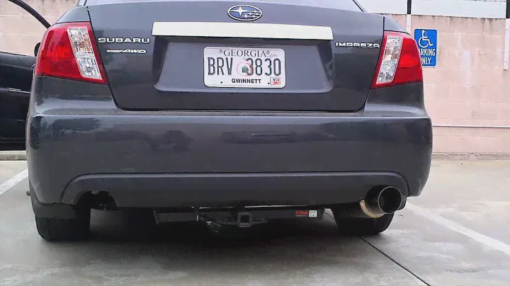 HS08SI4GTP   2011 Subaru Impreza N1 non-turbo INVIDIA EXHAUST