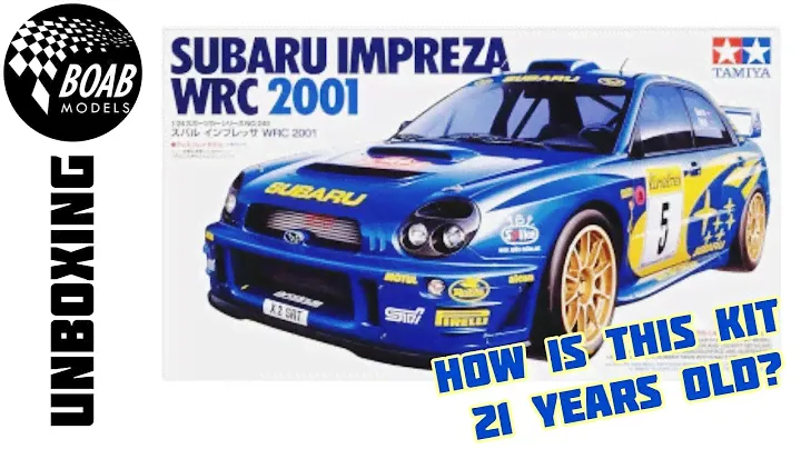 Subaru Impreza WRC 2001 - Unboxing Tamiya 1/24 - Richard Burns' 2001 championship winning car