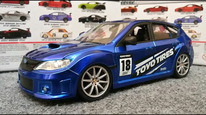 Unboxing Subaru Impreza WRX STI 2012 , Jada Toys-JDM Tuners diecast scale 1/24