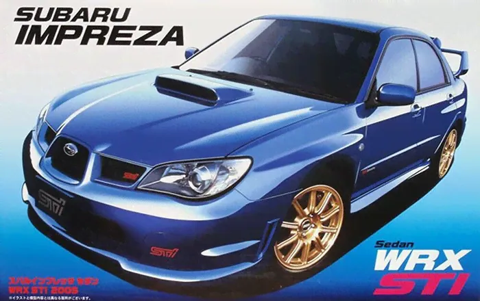 03669 1/24 Subaru Impreza Sedan WRX STi 2005