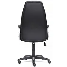 EasyChair Кресло Easy Chair Impreza, кожзам/ткань, черный/серый/металлик компьютерное кресло