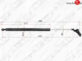 Газовый упор капота SAT Subaru Impreza ( GE, GH, GJ) - Impreza XV GH