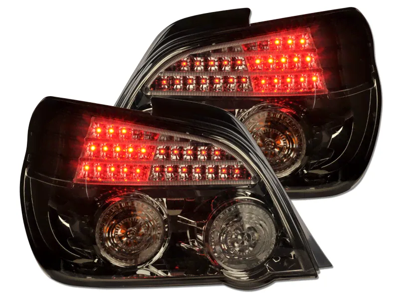 Оптика альтернативная задняя LED Subaru Impreza II (2003-2005) чёрная