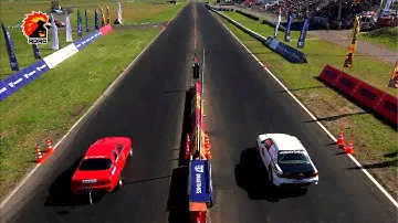 Nissan Skyline GT-R R32 vs Mitsubishi Lancer Evolution, RDRC Stage 1 — 1/4 in AWD