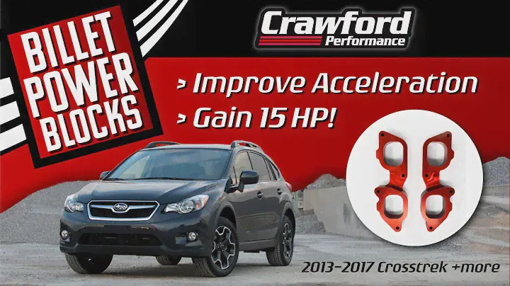 Install Video: Crawford Billet Power Blocks (BPB) for 13-17 Subaru Crosstrek, 12-16 Impreza  - B0401