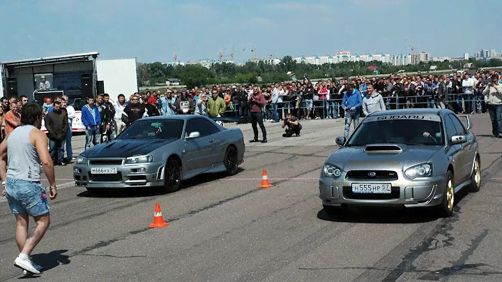 Subaru Impreza WRX STi vs Nissan Skyline