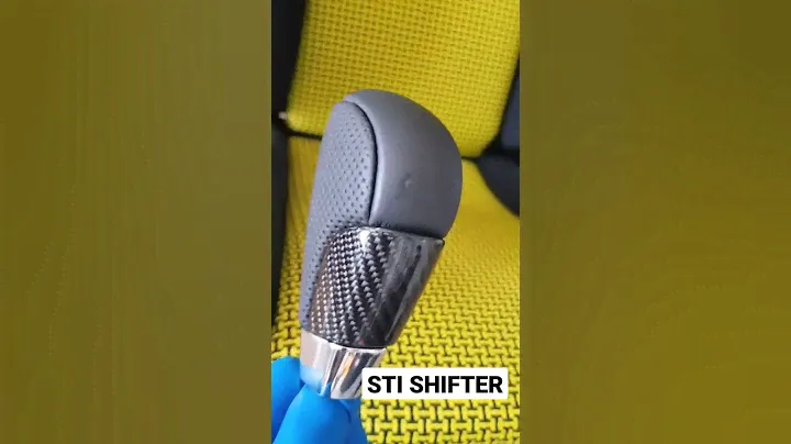 SUBARU STI LEATHER & CARBON FIBER SHIFTER CVT KNOB