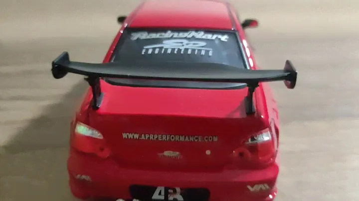 1/24 Welly Subaru Impreza APR version red review 1080p (no talk no music)