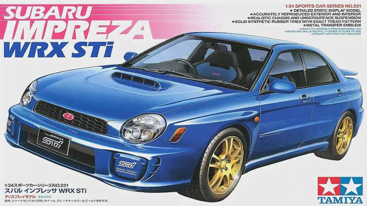 SUBARU IMPREZA WRX STI BUGEYE - TAMIYA 24231 - www.carmodelkit.com.br