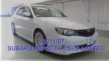 2011/07 SUBARU IMPREZA 1.5I-S LIMITED 262865