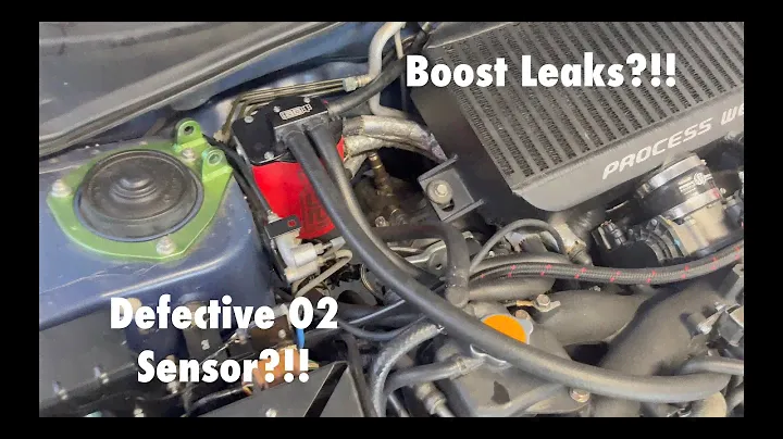 Fixing Subaru WRX boost leak | Faulty Wideband O2 Sensor